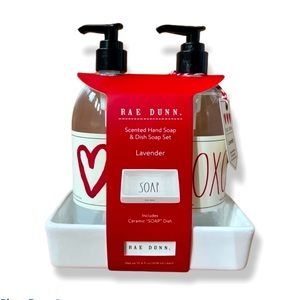 Rae Dunn Lavender Hand and Dish Soap Set